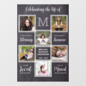 Robuuste viering van het levensmonument Unieke 6 f Raamsticker (Vel)