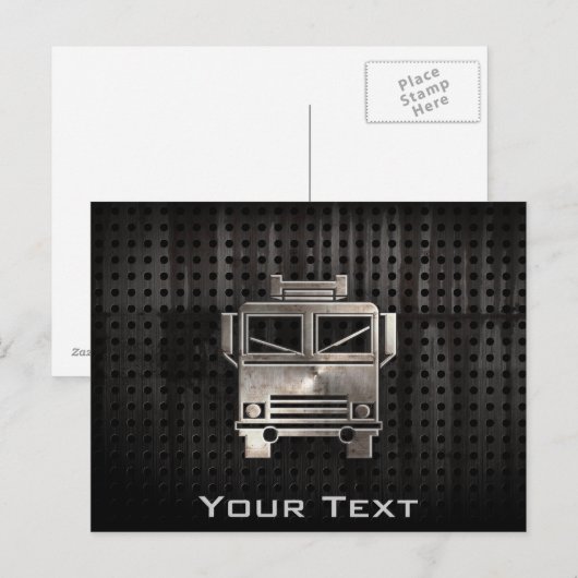 Robuuste vrachtwagen briefkaart (Voorkant / Achterkant)