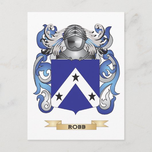 Robuuste wapenlaag (gezinscrest) briefkaart (Voorkant)