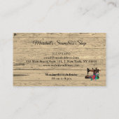 Robuuste wasmachine voor kraaien visitekaartje (Achterkant)