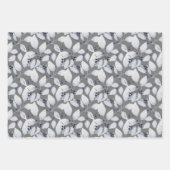 Robuuste Waterverf Blauwe Blauwe Blauwbladeren Win Inpakpapier Vel (Voorkant 2)