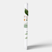 Robuuste Waterverf Botanisch met monogram Case-Mate iPhone Case (Achterkant / Rechts)