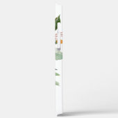 Robuuste Waterverf Botanisch met uw monogram Case-Mate iPhone Case (Achterkant / Links)