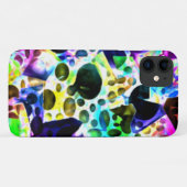 Robuuste waterverf met gaten en sneeuw Case-Mate iPhone case (Achterkant (horizontaal))