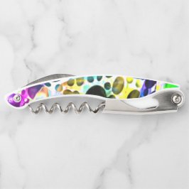 Robuuste waterverf met gaten en sneeuw kurkentrekker