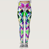 Robuuste waterverf met gaten en sneeuw leggings (Voorkant)