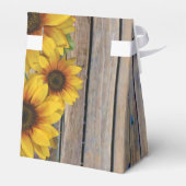 Robuuste westerne cowboy en landelijke bloemige br bedankdoosjes (Achterkant)