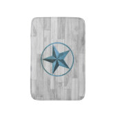 Robuuste Westerne stijlster (blauw) Badmat (Voorkant Verticaal)