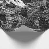 Robuuste Westerne zwarte en witte flesvormige sche Cadeaupapier (Hoek)