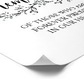 Robuuste wijnstokken die in het teken van liefdevo poster (Hoek)