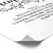 Robuuste wijnstokken die in het teken van liefdevo poster (Hoek)