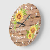 Robuuste zonnebloem Grote klok (Hoek)