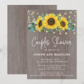 Robuuste zonnebloemen en lichte stelletjes kaart (Voorkant / Achterkant)