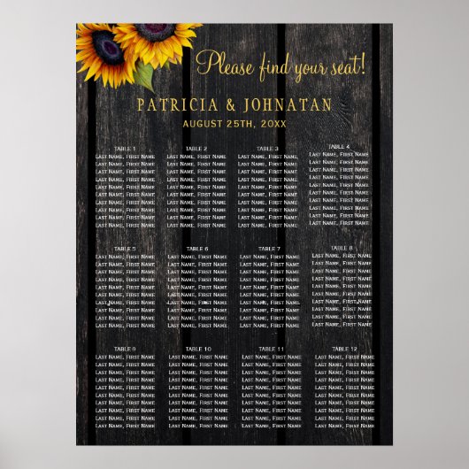 Robuuste zonnebloemen met een bruinkoolzaaigoed poster (Voorkant)