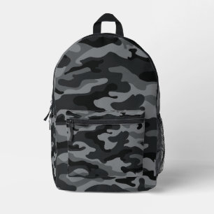 Robuuste zwarte grijze camouflage tactische reista bedrukte rugzak