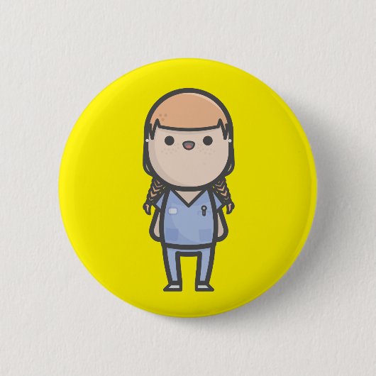 Robyn Miller - Casualty Ronde Button 5,7 Cm (Voorkant)