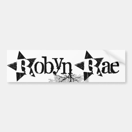 Robyn Rae Bumpersticker (Voorkant)