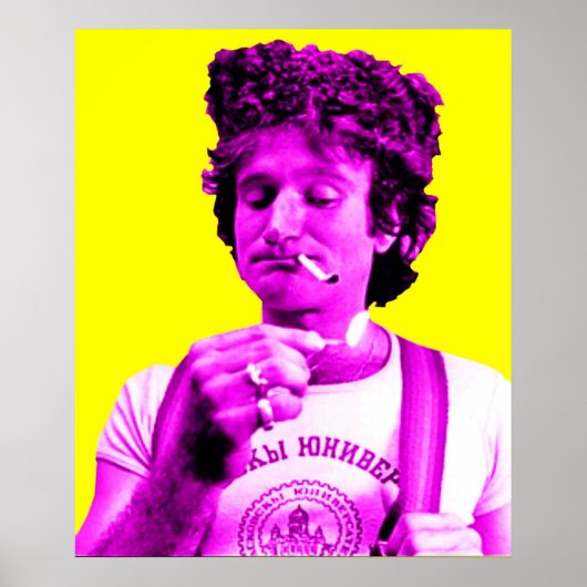 Robyn Williams Pop Art Poster (Voorkant)