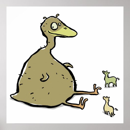 Roc de vogel poster (Voorkant)