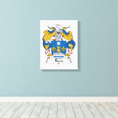 Roca Family Crest Canvas Afdruk (Insitu (Houten vloer))