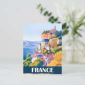 Rocamadour France vintage Briefkaart (Staand voorkant)