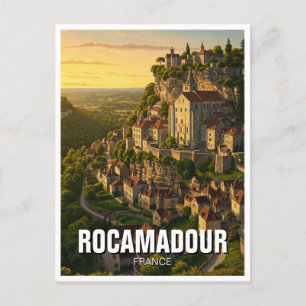 Rocamadour Frankrijk Reizen Briefkaart