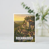 Rocamadour Frankrijk Reizen Briefkaart (Staand voorkant)