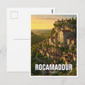 Rocamadour Frankrijk Reizen Briefkaart (Voorkant / Achterkant)