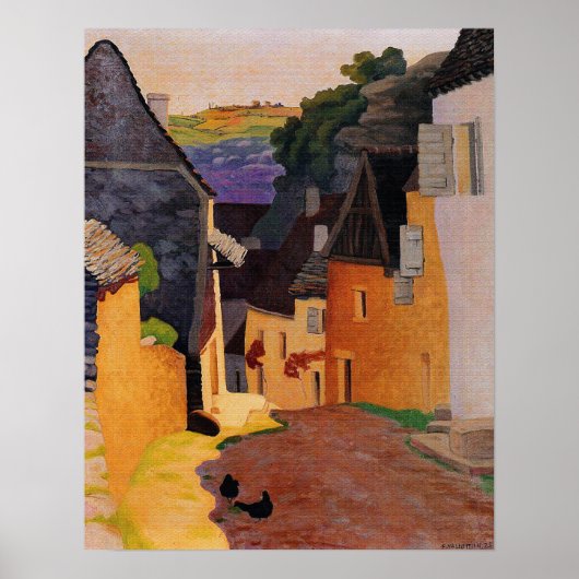 Rocamadour Landscape - Felix Vallotton Poster (Voorkant)