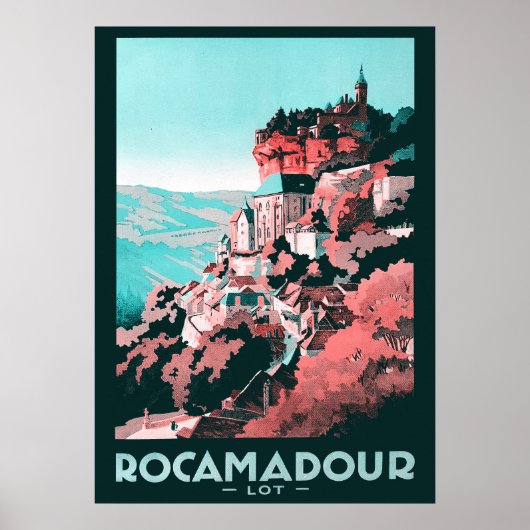Rocamadour - Vintage Poster (Voorkant)