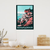 Rocamadour - Vintage Poster (Keuken)