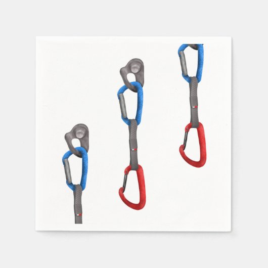 Rocck Climb Abseil Belay Carabiner Servet (Voorkant)