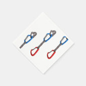 Rocck Climb Abseil Belay Carabiner Servet (Hoek)