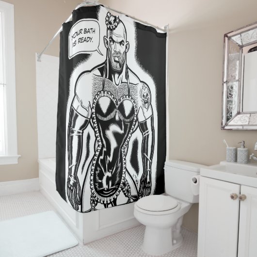 Rocco, Maid Douchegordijn (In situ)