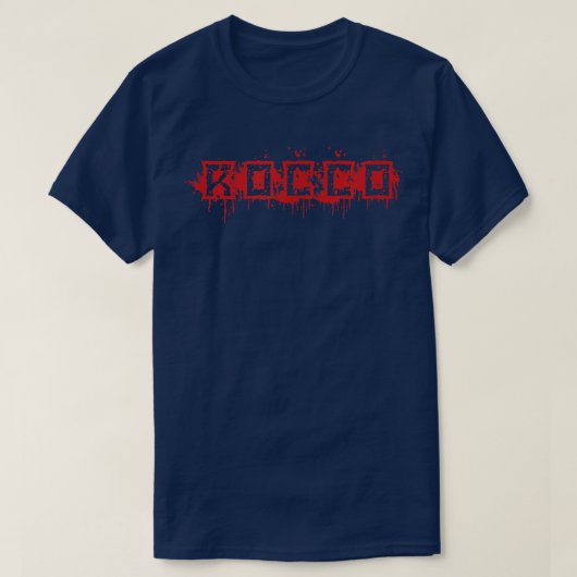 Rocco Voornaam Halloween Costume Personalized T-shirt (Design voorkant)