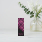 "Roccoco" (skinny) Home Staging Interieurontwerper Mini Visitekaartje (Staand voorkant)