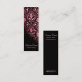 "Roccoco" (skinny) Schrijver van kinderboeken Mini Visitekaartje (Voorkant / Achterkant)