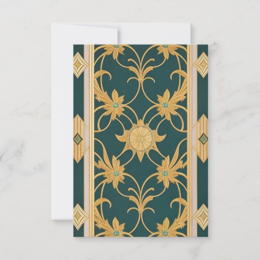 Roccoco, versailles, antoinete, barok goud patroon (Voorkant)