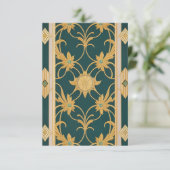 Roccoco, versailles, antoinete, barok goud patroon (Staand voorkant)