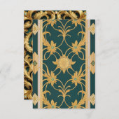 Roccoco, versailles, antoinete, barok goud patroon (Voorkant / Achterkant)