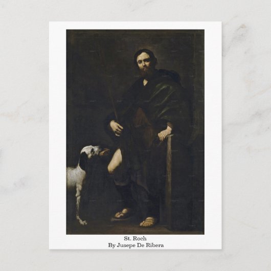 Roch van jusepe de Ribera Briefkaart (Voorkant)
