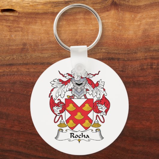 Rocha Family Crest Sleutelhanger (Voorkant)
