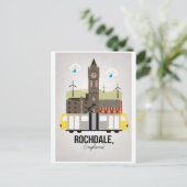 Rochdale briefkaart (Staand voorkant)
