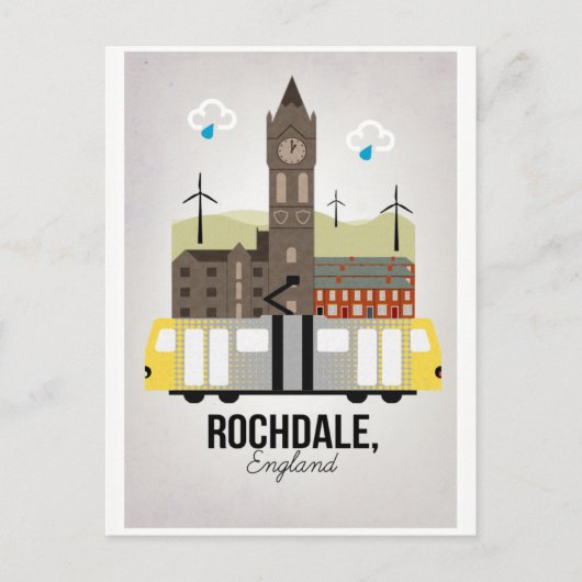 Rochdale briefkaart (Voorkant)