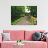 Rochdale Canal, Luddendenfoot Canvas Afdruk (Insitu (Woonkamer))