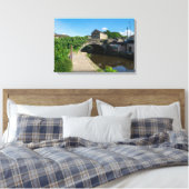 Rochdale Canal, Luddendenfoot Canvas Afdruk (Insitu (Slaapkamer))