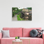 Rochdale Canal, Luddendenfoot Canvas Afdruk (Insitu (Woonkamer))