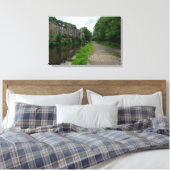 Rochdale Canal, Luddendenfoot Canvas Afdruk (Insitu (Slaapkamer))