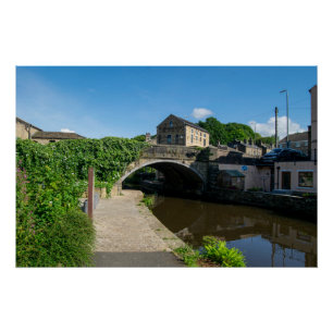 Rochdale Canal, Luddendenfoot Perfect Poster