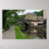 Rochdale Canal, Luddendenfoot Poster (Voorkant)